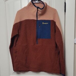 Cotopaxi Brown and Blue Zip Up Jacket